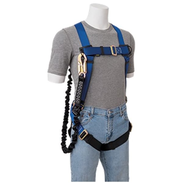 Full Body Harness with Lanyard, Vest Style, Universal